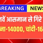 सातवें आसमान से गिरे सोने के दाम! 18 से 24 कैरेट गोल्ड और चांदी का आज का नया रेट देखें  | Gold Silver Rate News